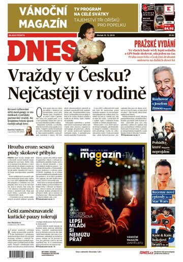 Obálka e-magazínu MF Dnes 19.12.2019