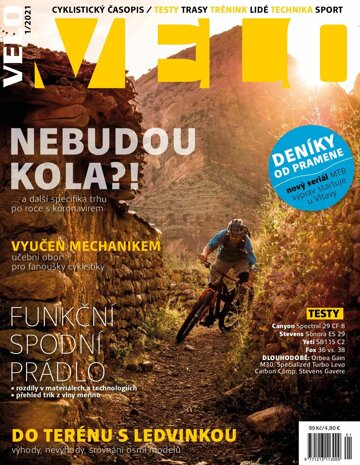 Obálka e-magazínu Velo 1/2021