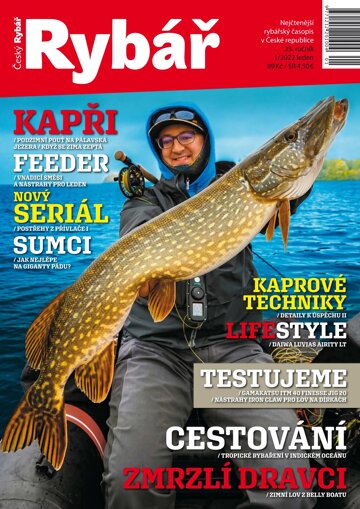 Obálka e-magazínu Český rybář 1/2022