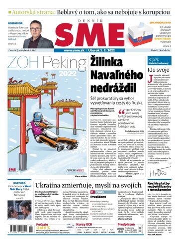 Obálka e-magazínu SME 1-2-2022