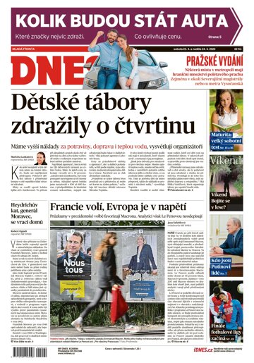 Obálka e-magazínu MF Dnes 23.4.2022