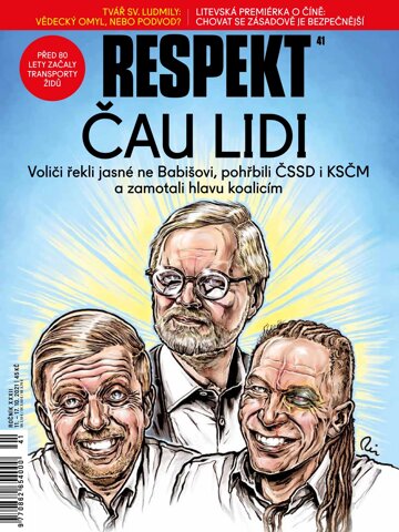 Obálka e-magazínu Respekt 41/2021