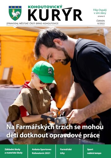 Obálka e-magazínu Kohoutovický Kurýr 6/2022
