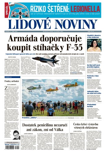 Obálka e-magazínu Lidové noviny 4.9.2023