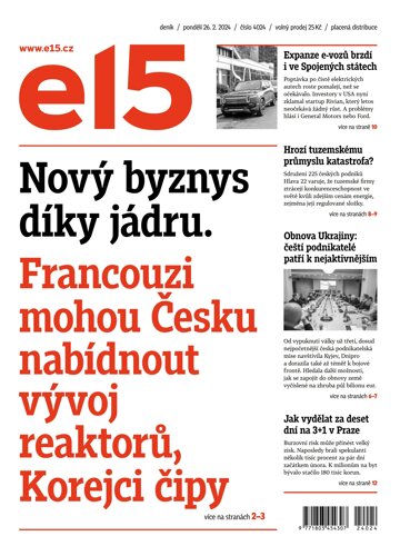 Obálka e-magazínu E15 26.2.2024