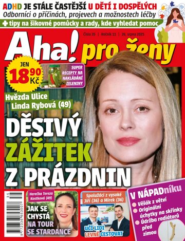 Obálka e-magazínu AHA! pro ženy 35/2025