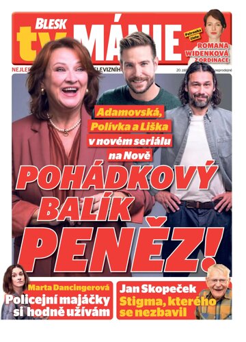 Obálka e-magazínu Blesk Tv manie 20.9.2025