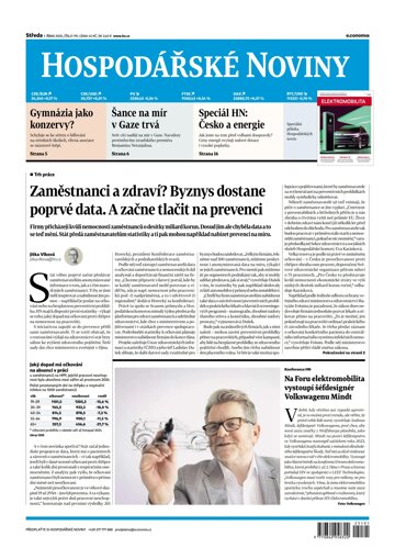 Obálka e-magazínu Hospodářské noviny 191 - 1.10.2025