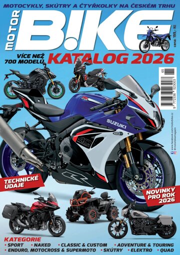 Obálka e-magazínu Motorbike Katalog 2026