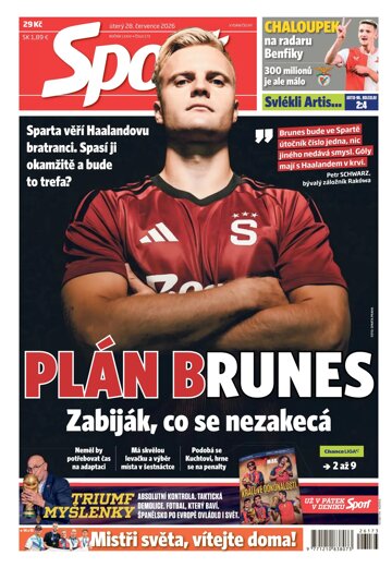 Obálka e-magazínu Sport 28.7.2026