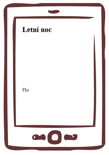 Obálka knihy Letní noc