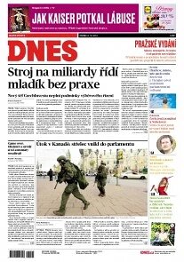 Obálka e-magazínu MF Dnes 23.10.2014
