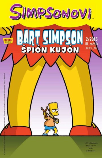Obálka e-magazínu Bart Simpson 2/2015