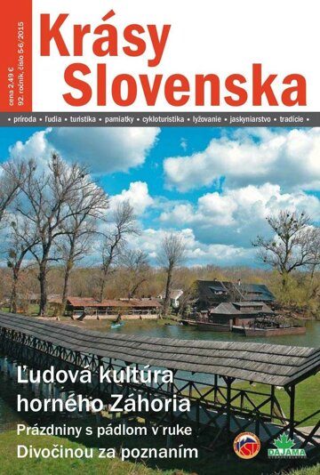 Obálka e-magazínu Krásy Slovenska 5-6/2015