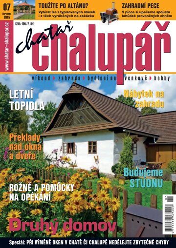 Obálka e-magazínu Chatař Chalupář 7/2015
