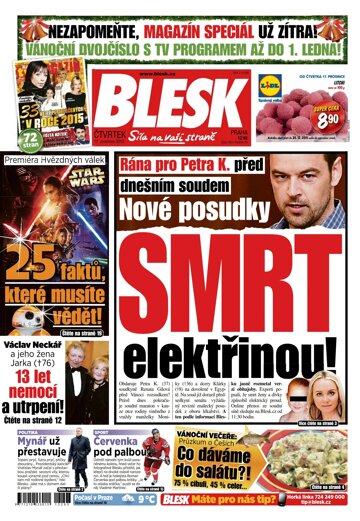 Obálka e-magazínu Blesk 17.12.2015