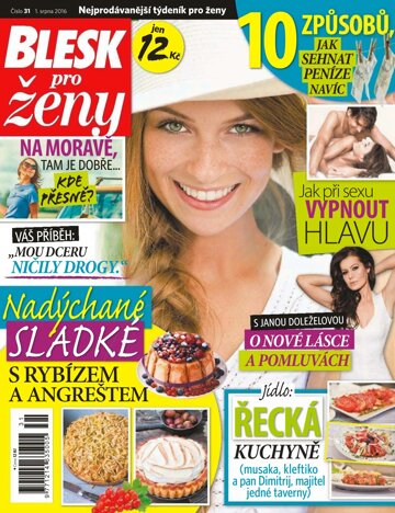 Obálka e-magazínu Blesk pro ženy 1.8.2016