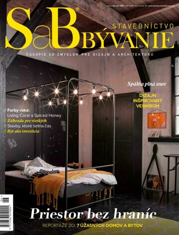 Obálka e-magazínu stavebnictvo a byvanie januar februar 2019
