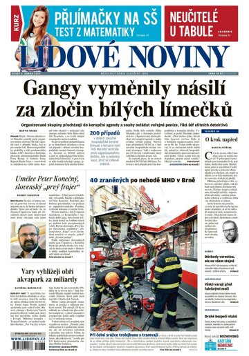 Obálka e-magazínu Lidové noviny 2.4.2019