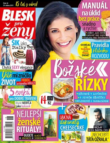 Obálka e-magazínu Blesk pro ženy 18/2019