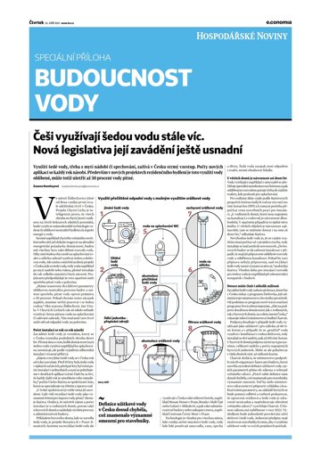 Obálka e-magazínu Hospodářské noviny - příloha 185 - 23.9.2021 Budoucnost vody