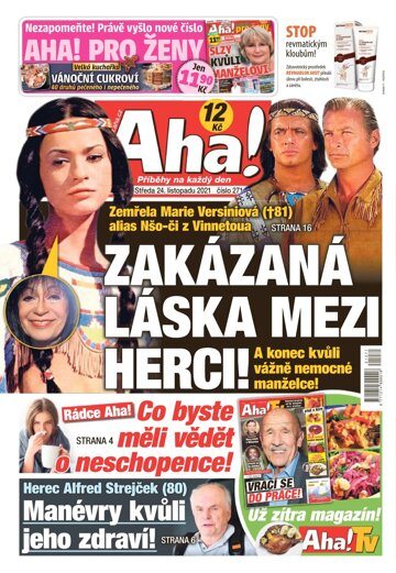 Obálka e-magazínu AHA! 24.11.2021