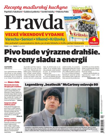 Obálka e-magazínu Pravda 17. 6. 2022