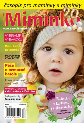 Obálka e-magazínu Miminko 10/2022