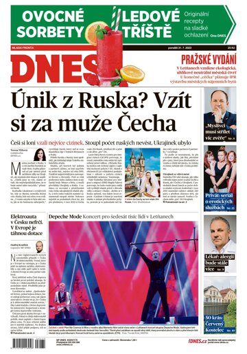 Obálka e-magazínu MF Dnes 31.7.2023