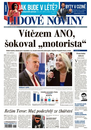 Obálka e-magazínu Lidové noviny 10.6.2024