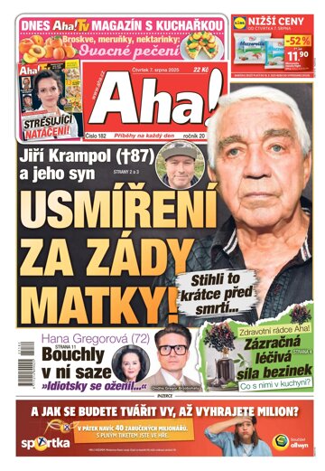 Obálka e-magazínu AHA! 7.8.2025