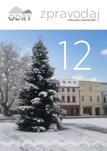 Obálka e-magazínu Oderský zpravodaj 12/2025
