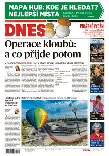 Obálka e-magazínu MF Dnes 4.9.2026