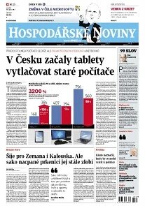 Obálka e-magazínu Hospodářské noviny 165 - 26.8.2013