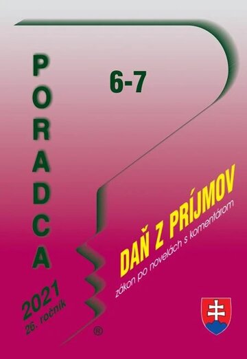 Obálka knihy Poradca 6-7/2021 ZDP s komentárom