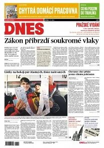 Obálka e-magazínu MF Dnes 5.11.2014