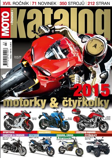Obálka e-magazínu Motohouse katalog motocyklů 2015