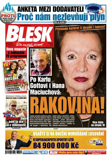 Obálka e-magazínu Blesk 12.2.2016