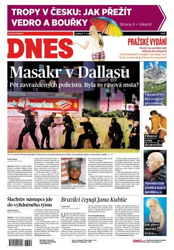 Obálka e-magazínu MF Dnes 9.7.2016