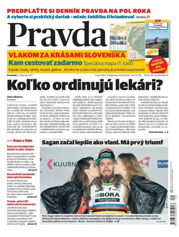 Obálka e-magazínu Pravda 27. 2. 2017