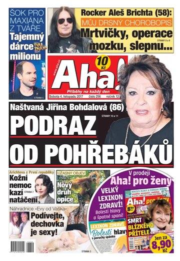 Obálka e-magazínu AHA! 4.11.2017