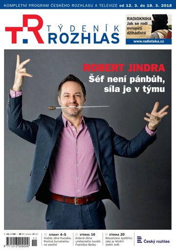 Obálka e-magazínu Týdeník Rozhlas 11/2018