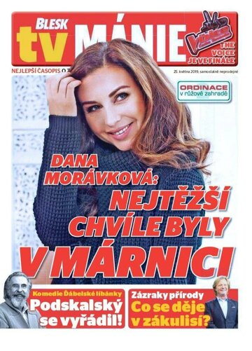 Obálka e-magazínu Blesk Tv manie 25.5.2019