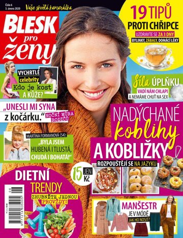 Obálka e-magazínu Blesk pro ženy 6/2020