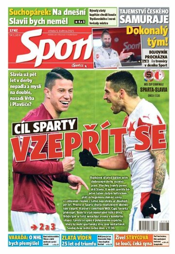 Obálka e-magazínu Sport 5.5.2021