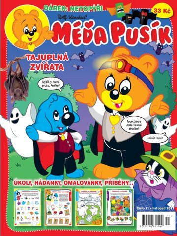 Obálka e-magazínu Méďa Pusík 11/2017