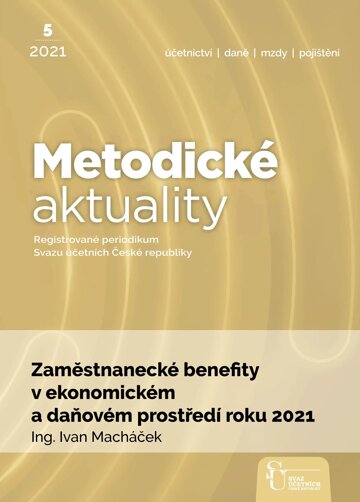 Obálka e-magazínu Metodické aktuality Svazu účetních 5/2021