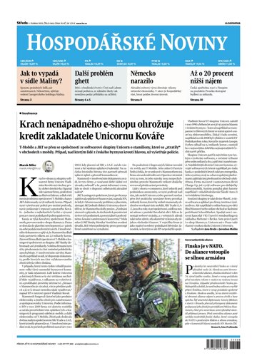 Obálka e-magazínu Hospodářské noviny 068 - 5.4.2023