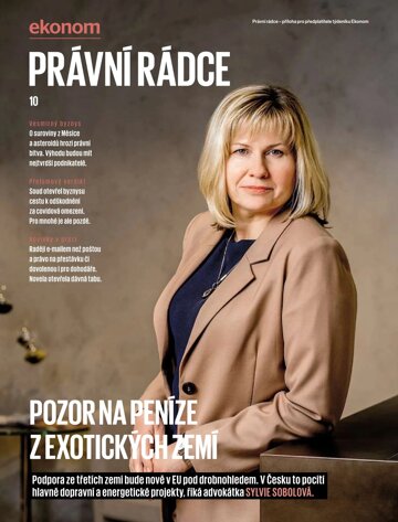 Obálka e-magazínu Ekonom 42 - 12.10.2023 Právní rádce