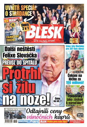 Obálka e-magazínu Blesk 14.10.2023